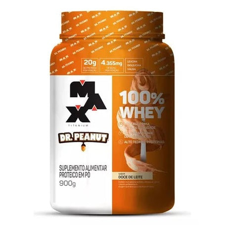 100% Whey Dr Peanut Pote 900g - Max Titanium