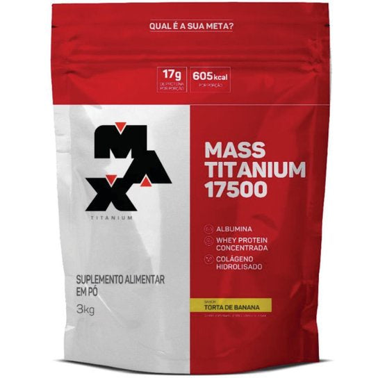 Hipercalórico Mass 17500 - Max Titanium 3Kg