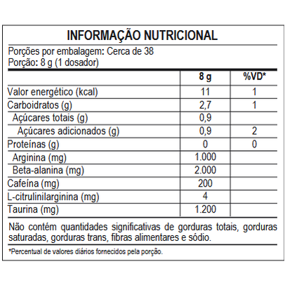 SHOOK WORKOUT RAFAEL BRANDÃO 300g (Pré Treino) - MAX TITANIUM