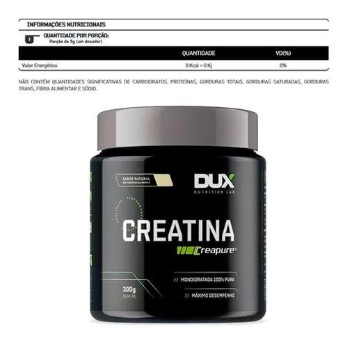 Creatina Creapure - Pote 300g Dux