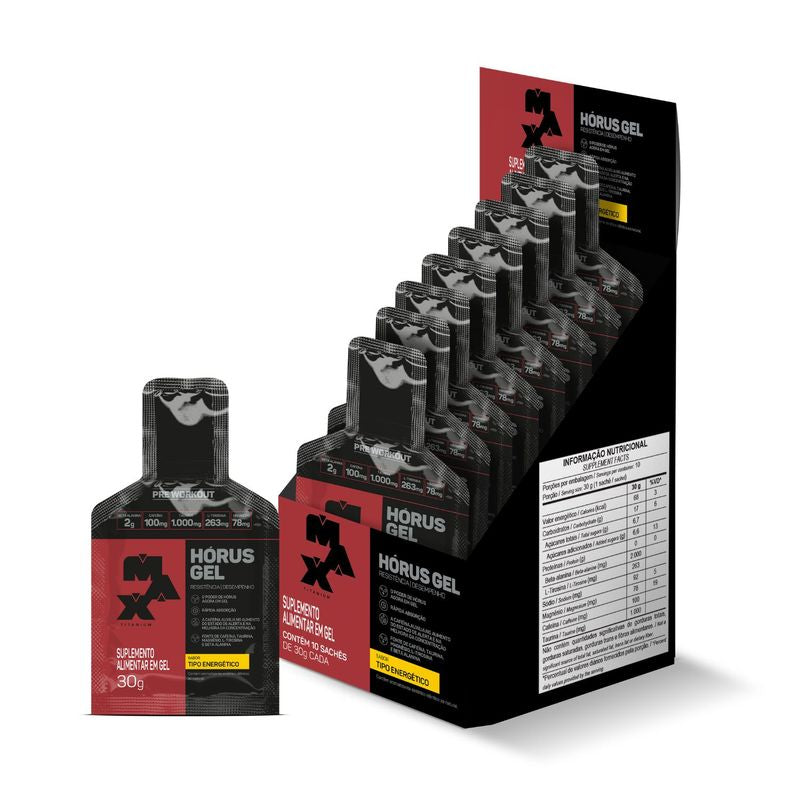 Hórus Gel Display 10 Sachês - Max Titanium
