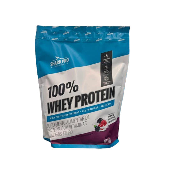 Whey 100% Protein Concentrada - Refil 900g Shark Pro