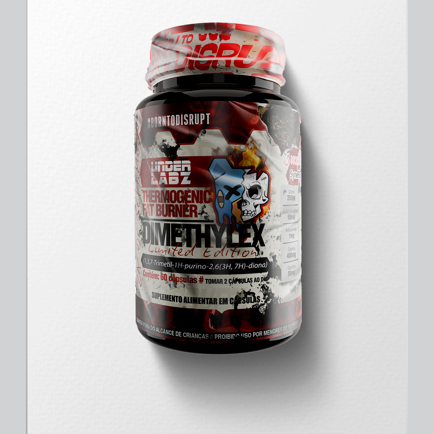 DIMETHYLEX  60 CAPS  (*Termogênico) - Under Labz