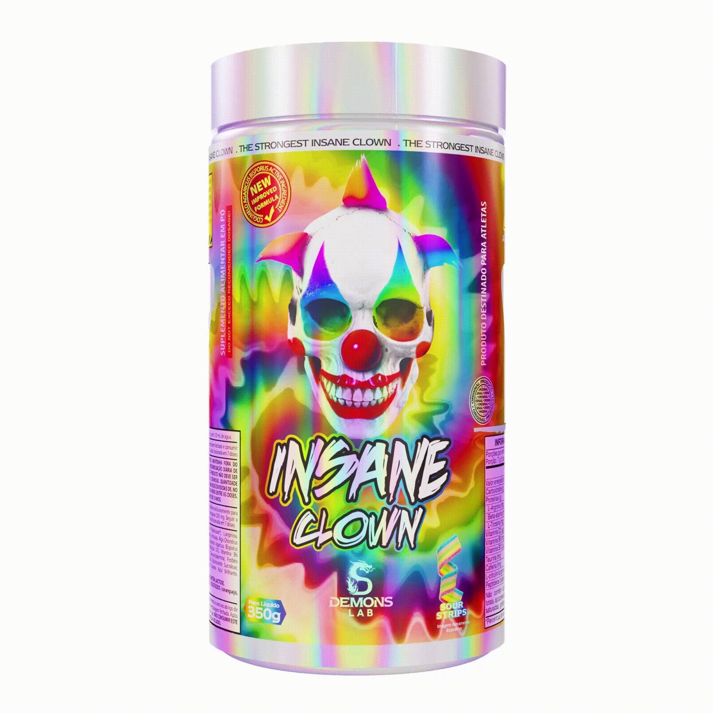Pré Treino Insane Clown 350G (50 DOSES) - Demons Lab