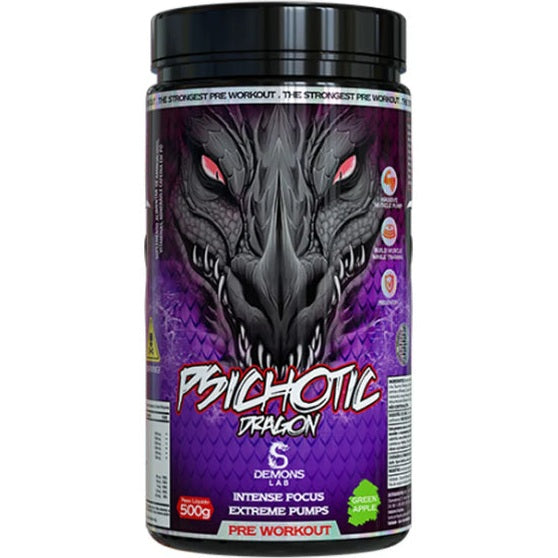 Pré Treino Psichotic Dragon - 500g Demons Lab