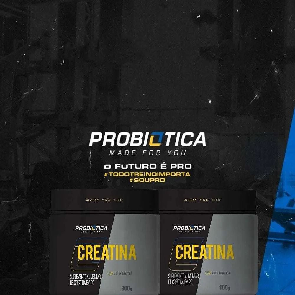 CREATINA PURA POTE 100 GRAMAS - PROBIÓTICA 100% PURA