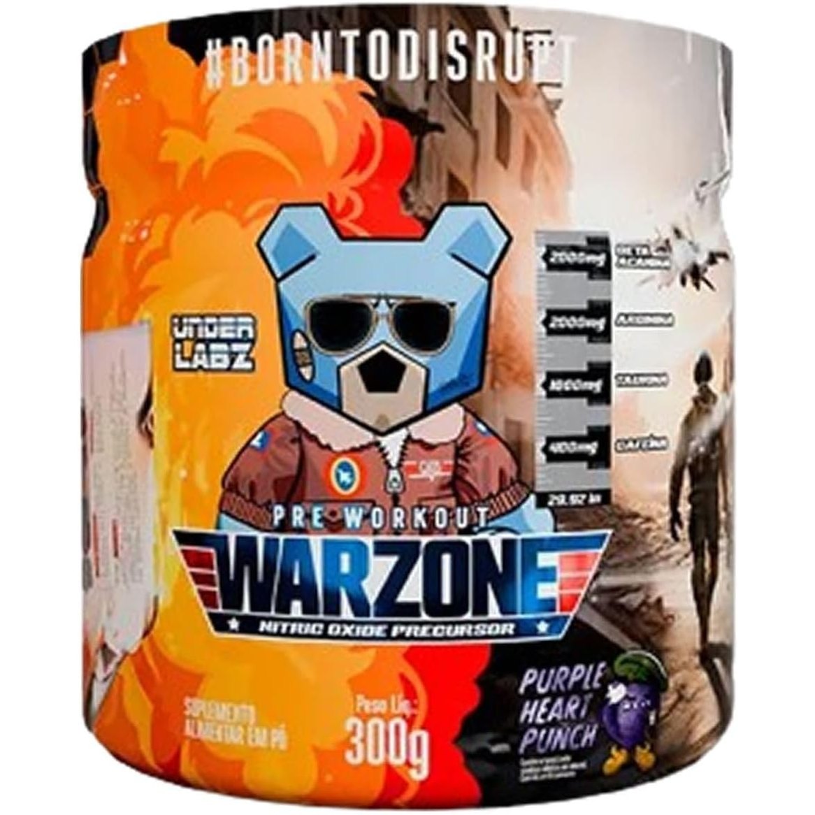 WARZONE 300G (Pré Treino) - Under Labz