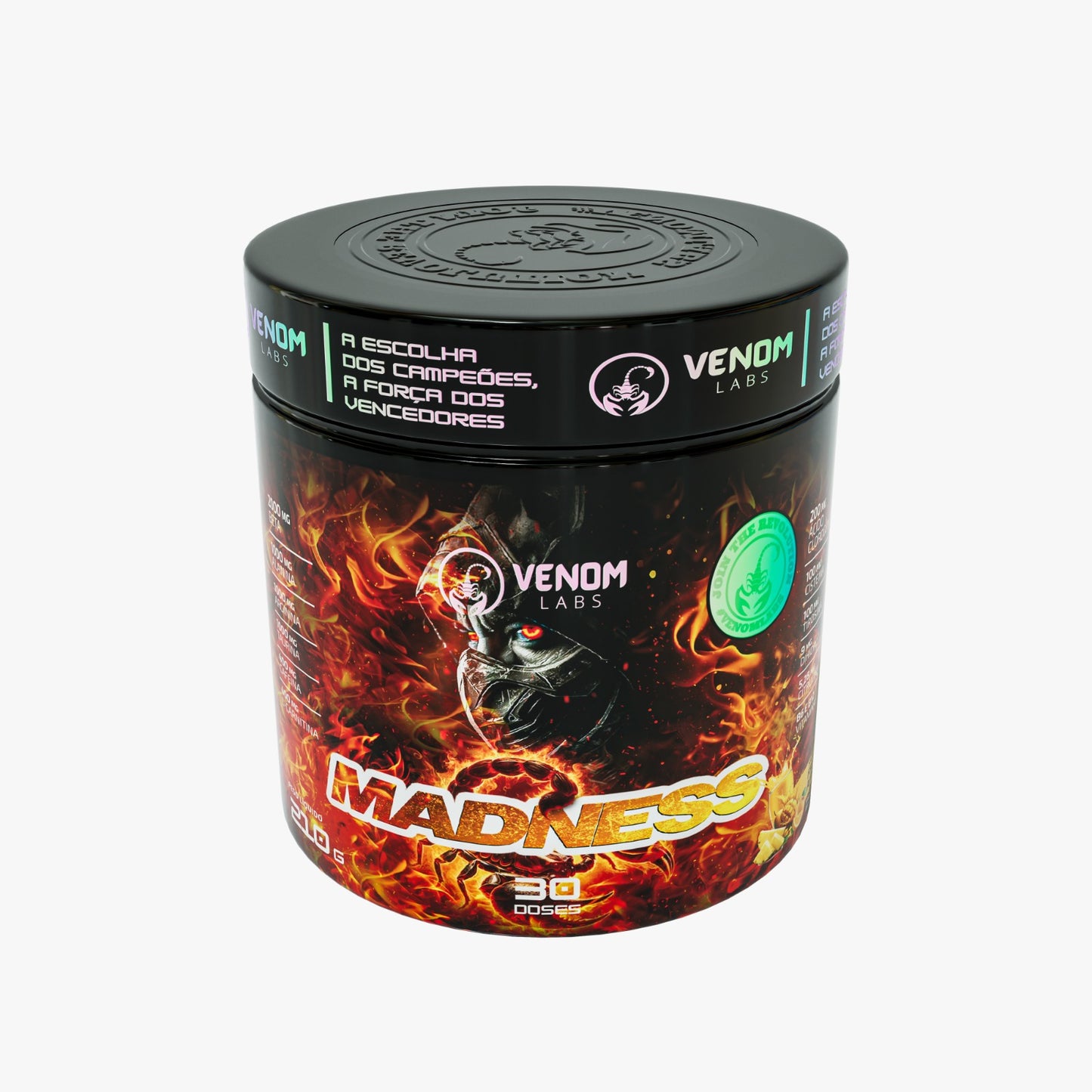 MADNESS 210g *30 doses* (PRÉ TREINO BRUTO) - Venom Labs