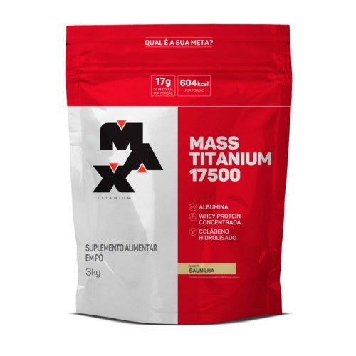 Hipercalórico Mass 17500 - Max Titanium 3Kg