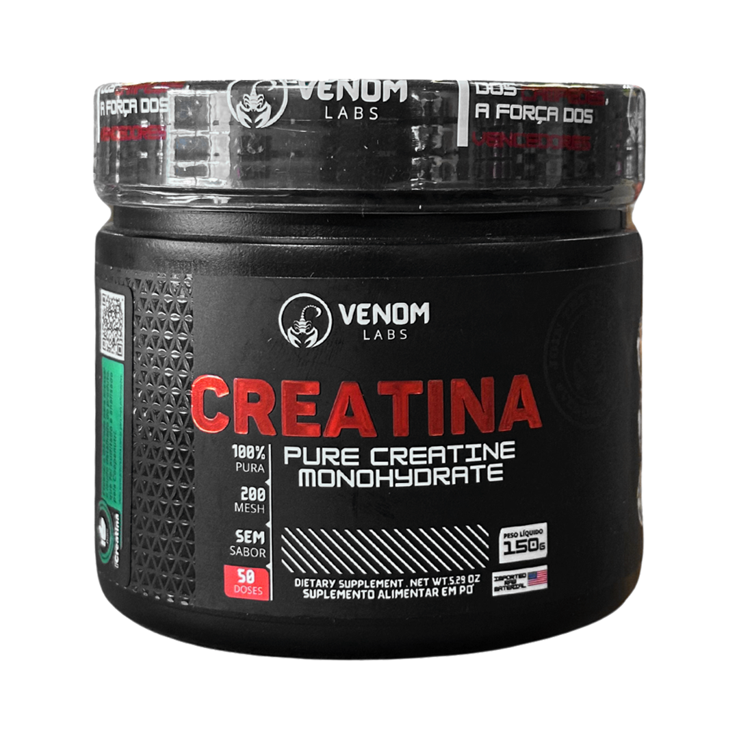 Creatina 100% Pura 150g (Laudada pela Abenutri e Coopenutri com 100% de pureza) - Venom Labs