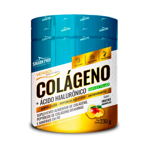 Colágeno + Ácido Hialurônico 230g - SHARK PRO