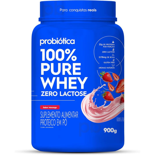 Whey Protein 100% Pure(Zero Lactose) 900G -  Probiótica