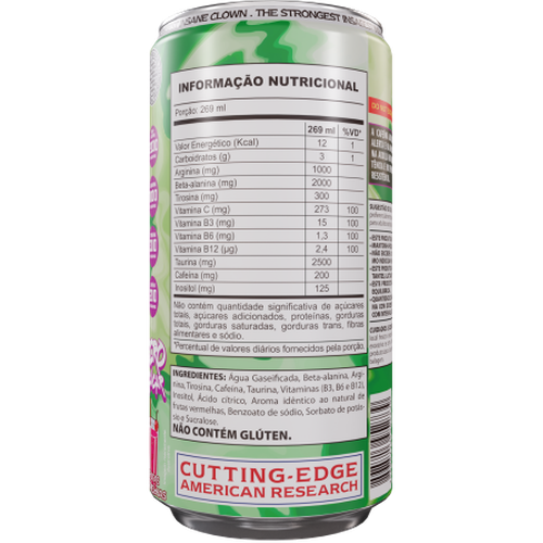 PRÉ TREINO INSANE CLOWN ENERGY 269ml  - DEMONS LAB