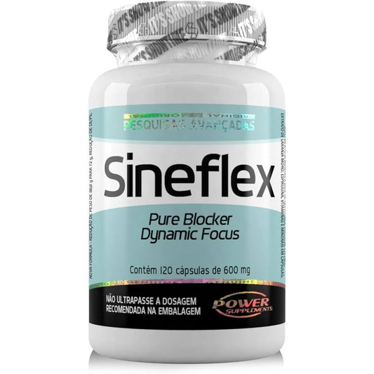 Sineflex 120 Cápsulas - Bloqueador de Gordura + Termogênico - Power Supplements