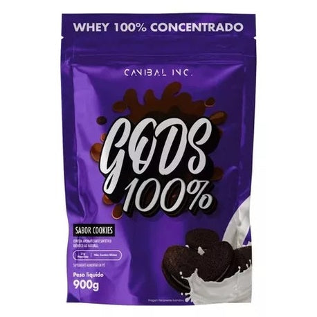 Gods 100% Whey Concentrado 900g Canibal