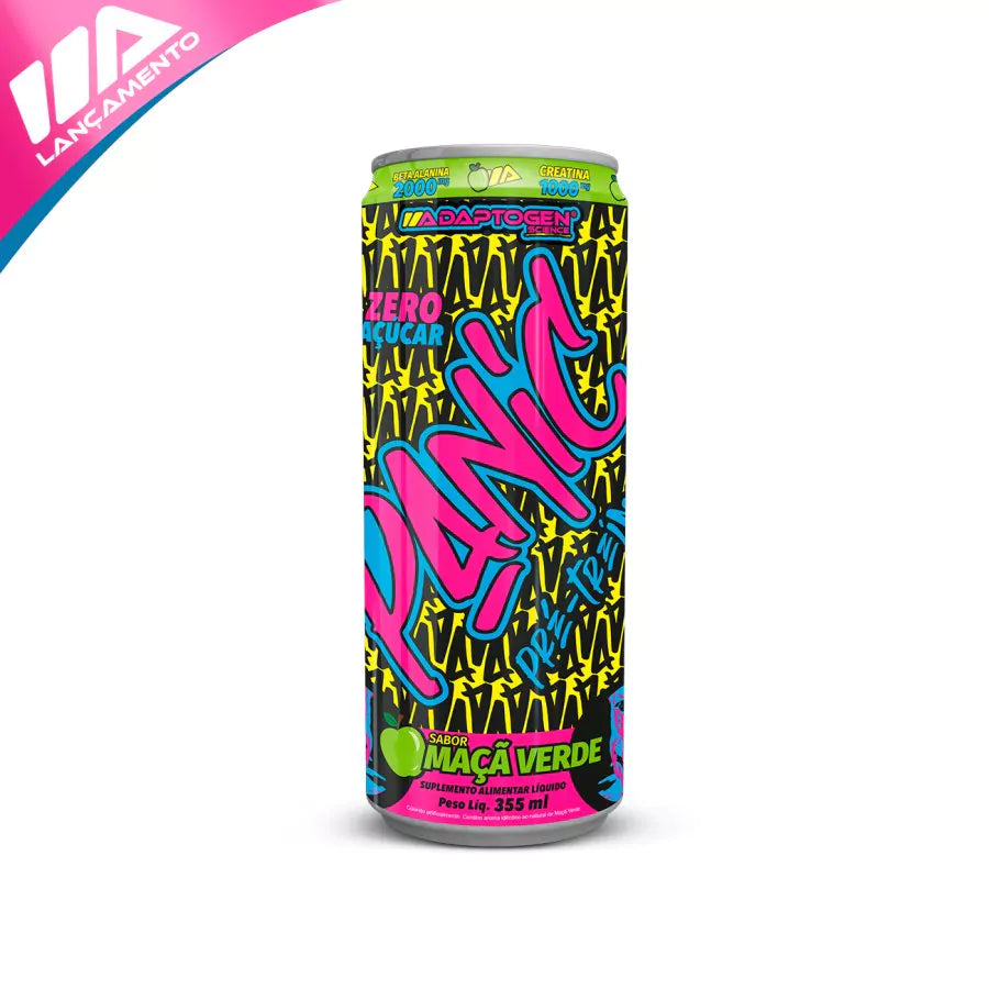 PANIC ENERGY - PRÉ TREINO ENLATADO (UNIDADE) 355ml - Adaptogen