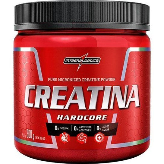 Creatina Hardcore Monohidratada 300g & 350g Integralmedica