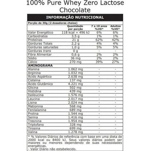 Whey Protein 100% Pure(Zero Lactose) 900G -  Probiótica