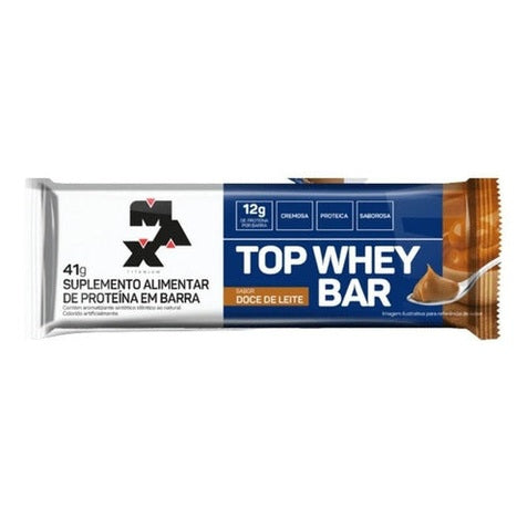 Barrinha Top Whey Bar Performance Cx 12 Uni - Max Titanium