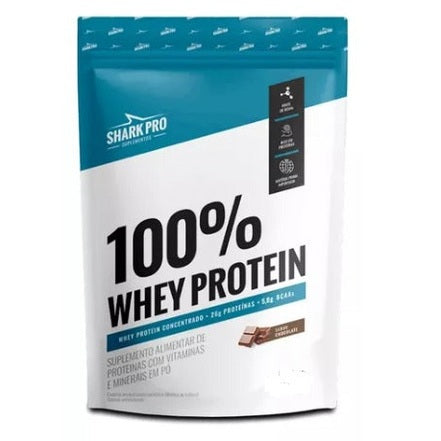 Whey 100% Protein Concentrada - Refil 900g Shark Pro