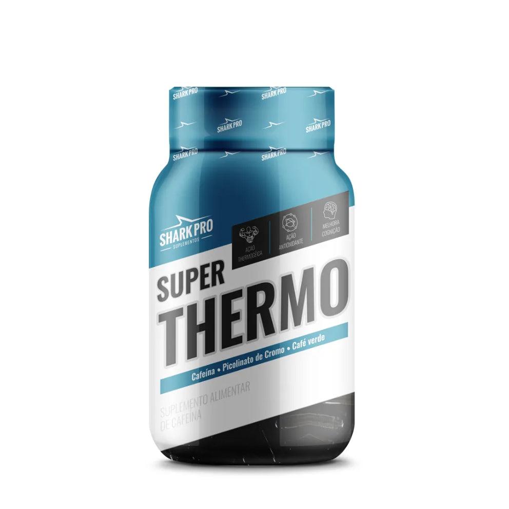 Super Thermo (cafeína + cromo + café verde ) 60 Caps *60 doses* Shark Pro
