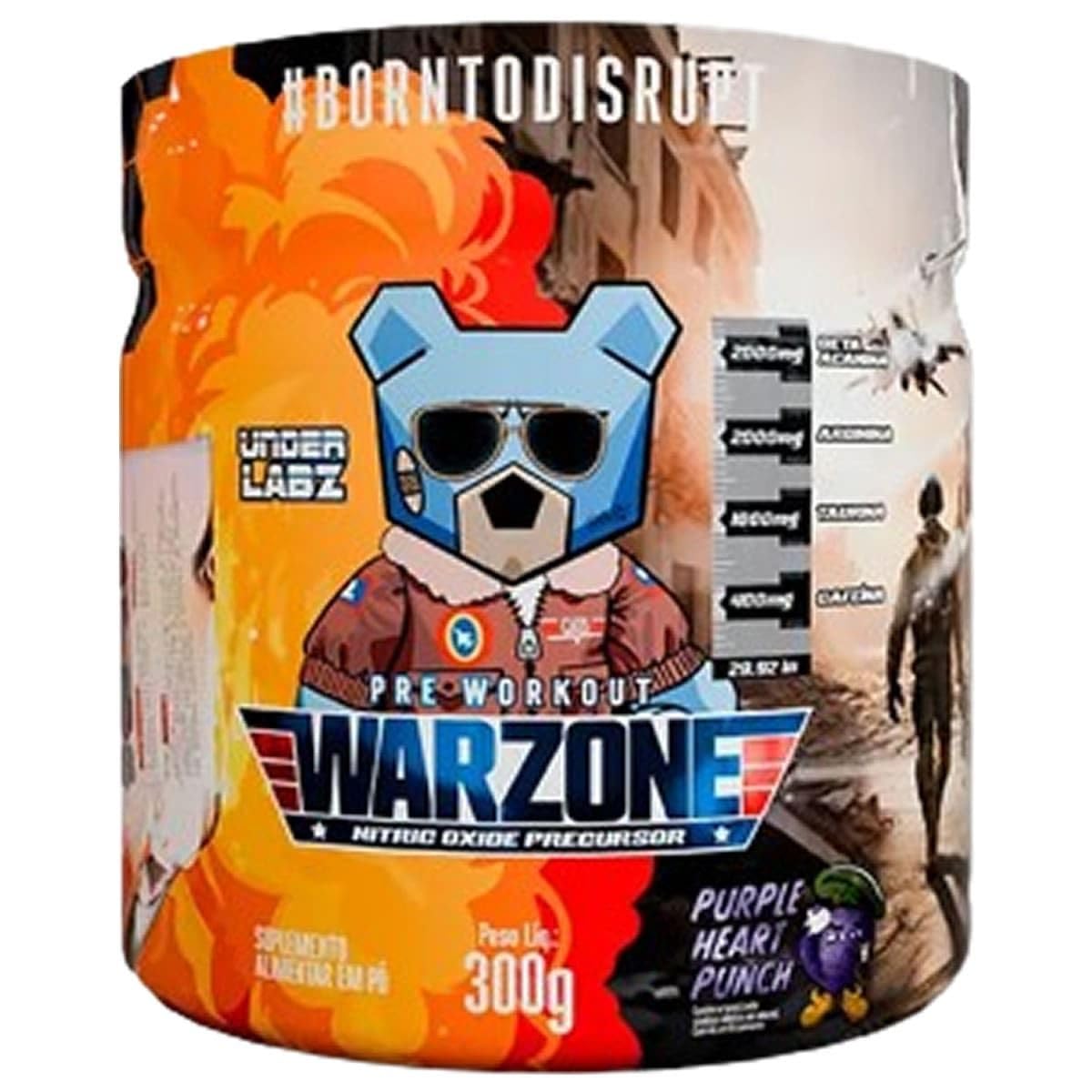 WARZONE 300G (Pré Treino) - Under Labz