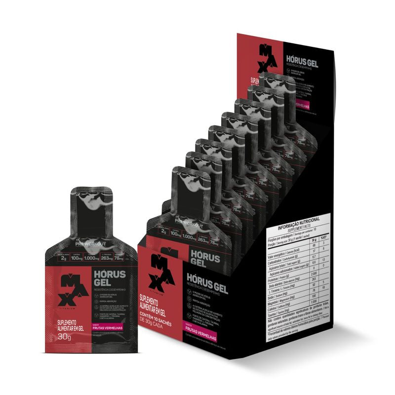 Hórus Gel Display 10 Sachês - Max Titanium