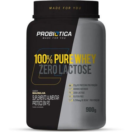 Whey Protein 100% Pure(Zero Lactose) 900G -  Probiótica