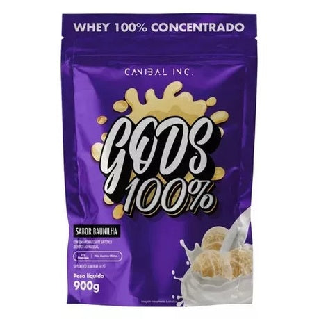 Gods 100% Whey Concentrado 900g Canibal