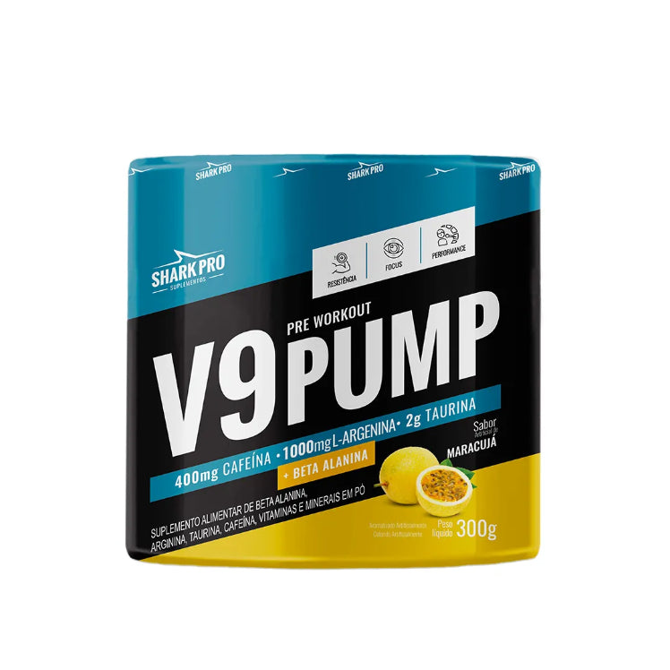 V9-pump - Pré Treino 300g (30 doses) - Shark Pro