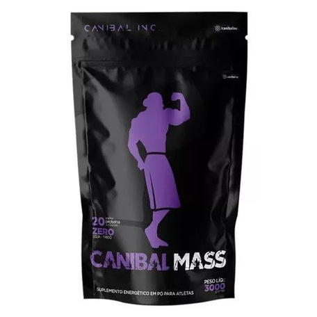 Canibal Mass Hipercalórico 3kg (20g proteínas por dose) - Canibal Inc