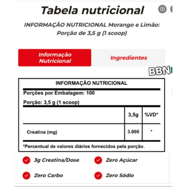 Creatina Hardcore Monohidratada 300g & 350g Integralmedica