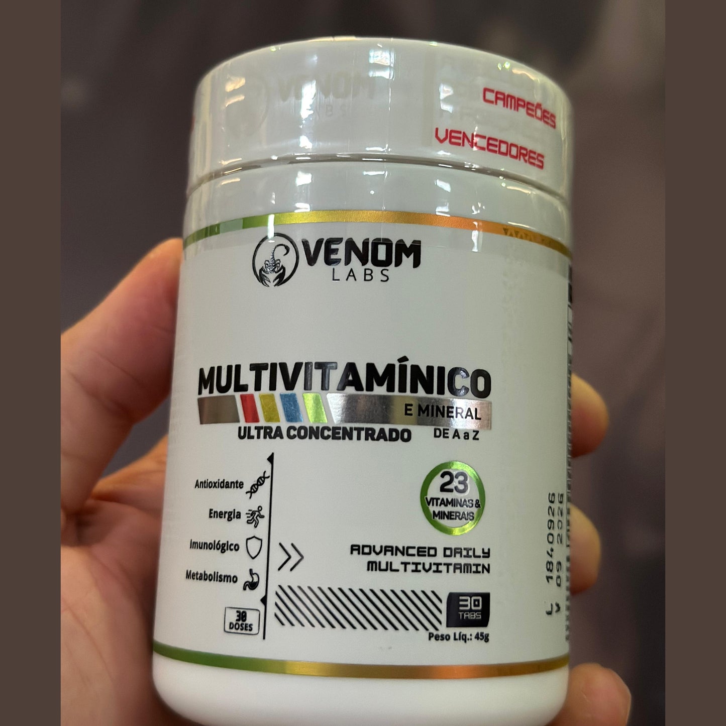 Multivitamínico Ultraconcentrado 30 Tabs (30 Doses) - Venom Labs