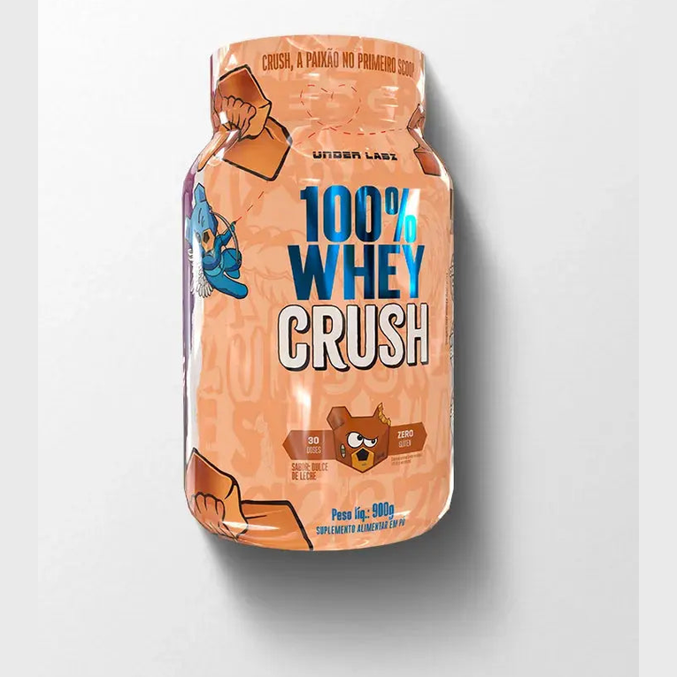 100% WHEY CRUSH CONCENTRADA POTE 900G - Under Labz