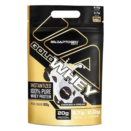 Gold Whey Refil (100% concentrada) Adaptogen Science 900g