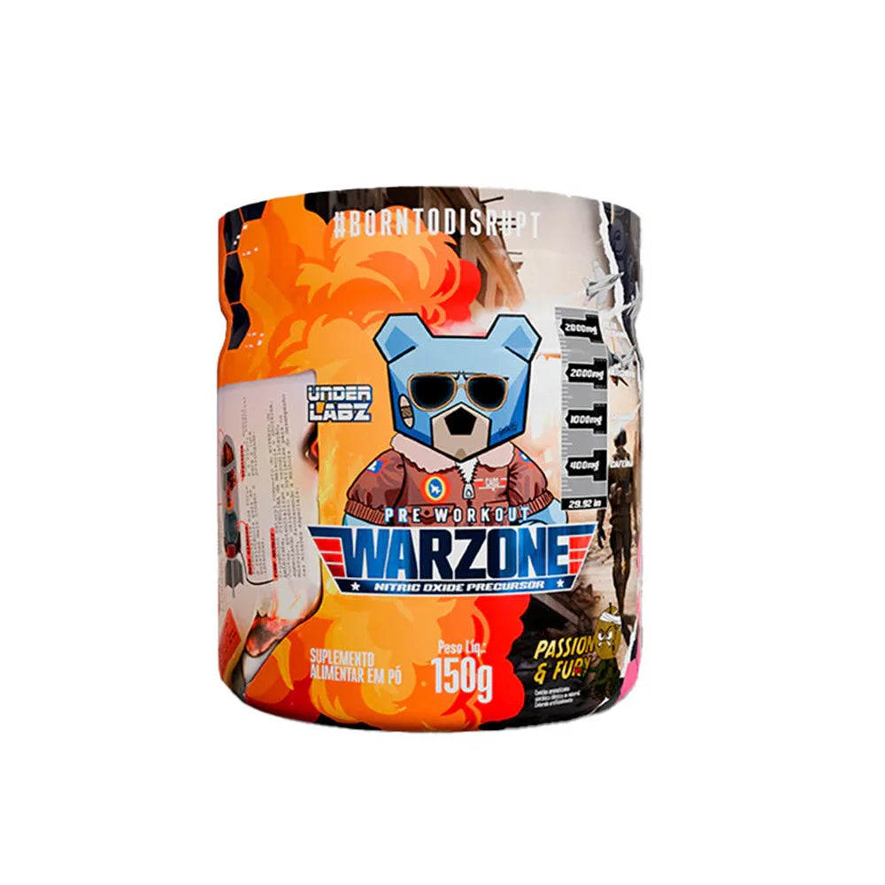 WARZONE 150G - Pré Treino - Under labz