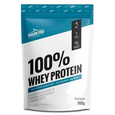 Whey 100% Protein Concentrada - Refil 900g Shark Pro