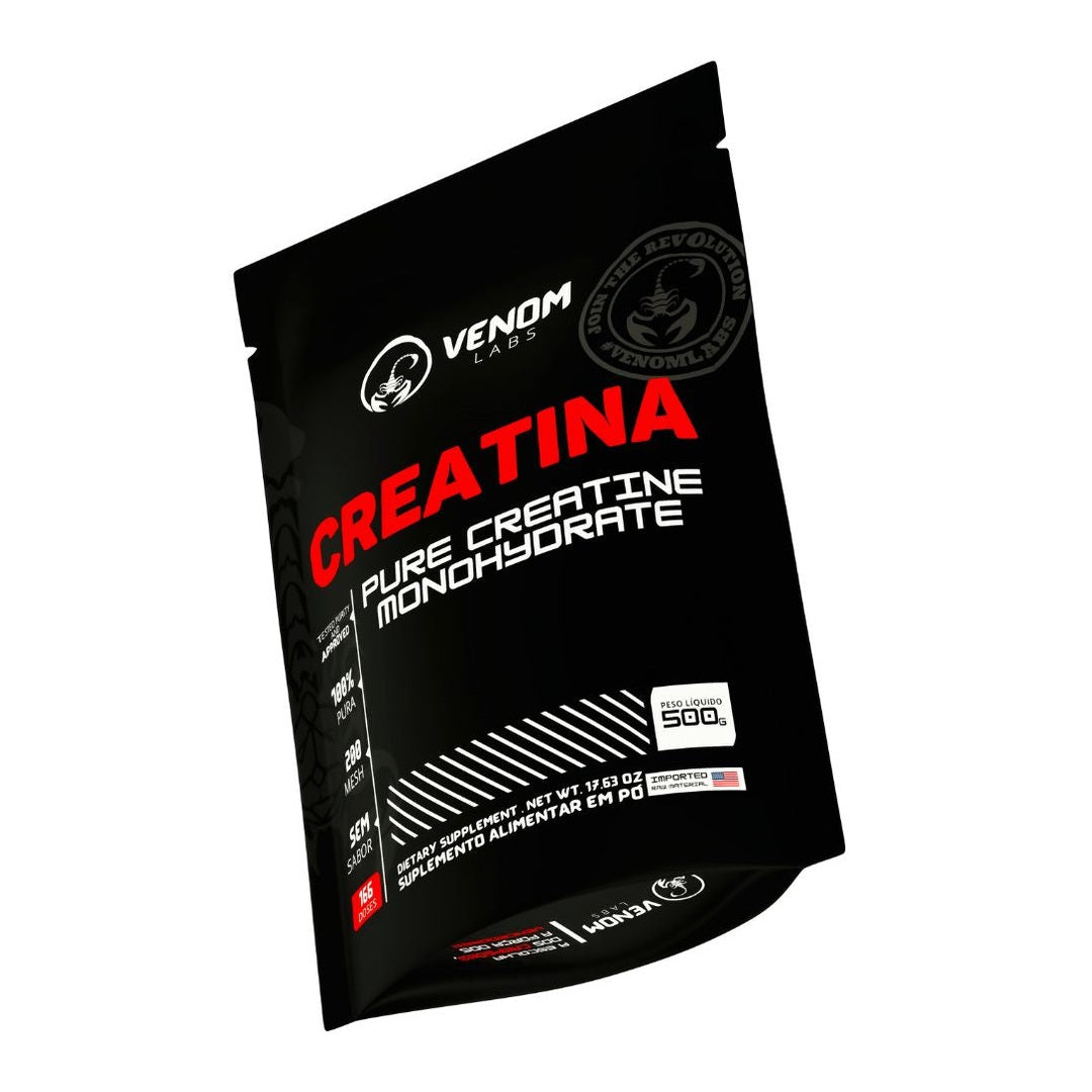 Creatina 100% pura 500g Refil - Venom Labs (laudada com 100% pureza pela Coopenutri & Abenutri)