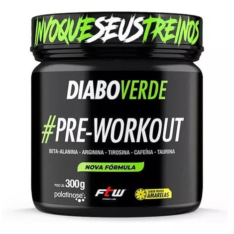 Diabo Verde Insano - Pré Treino -  300G Ftw