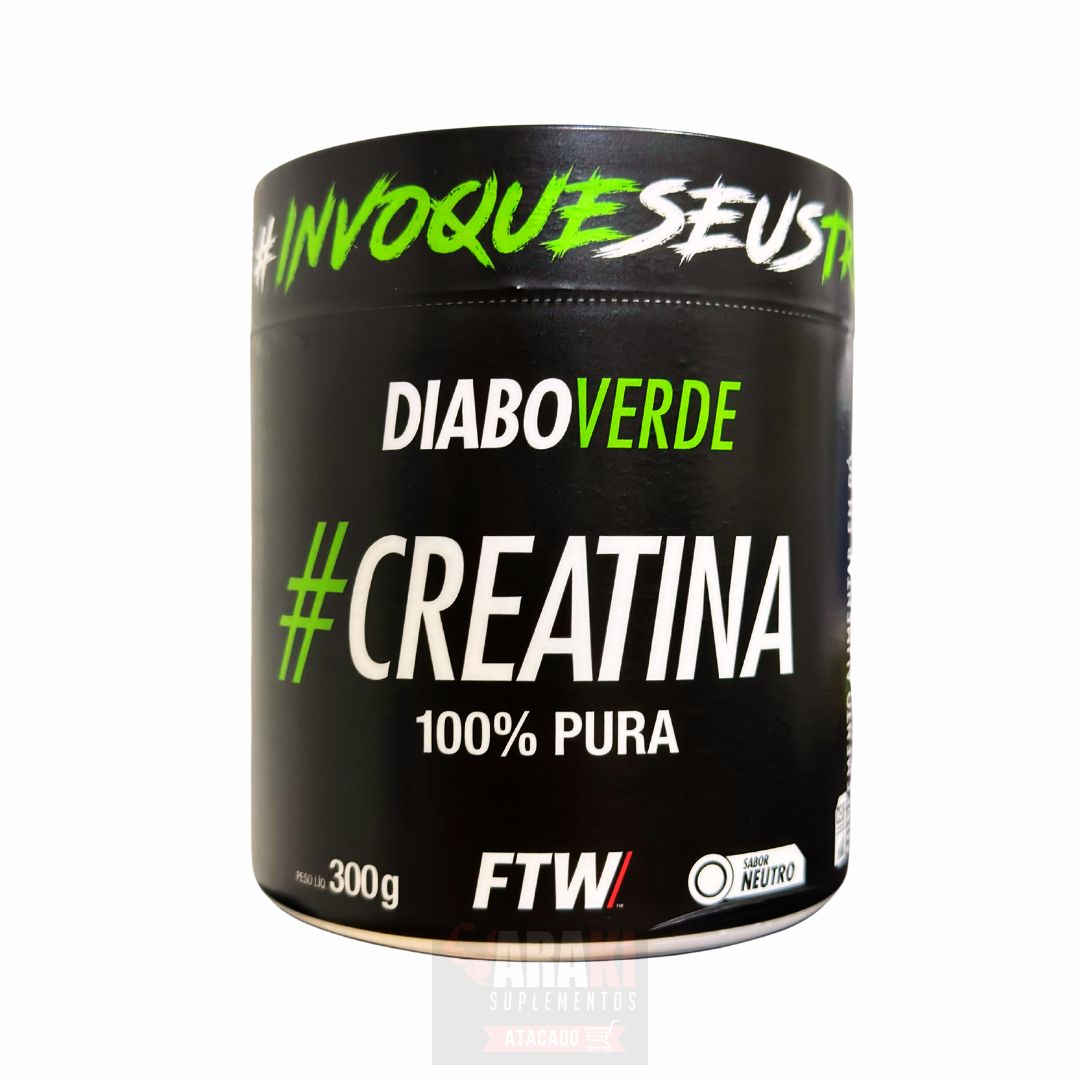 DIABO VERDE CREATINA 300G 100% PURA - FTW