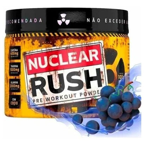 Nuclear Rush 100g Pré Treino com 2000mg Beta Alanina - Body Action