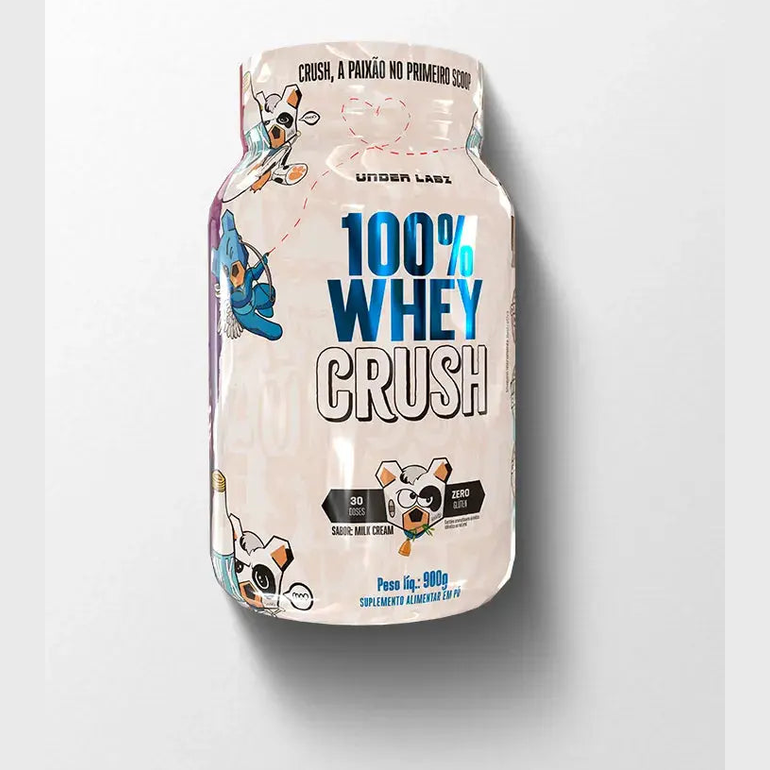 100% WHEY CRUSH CONCENTRADA POTE 900G - Under Labz