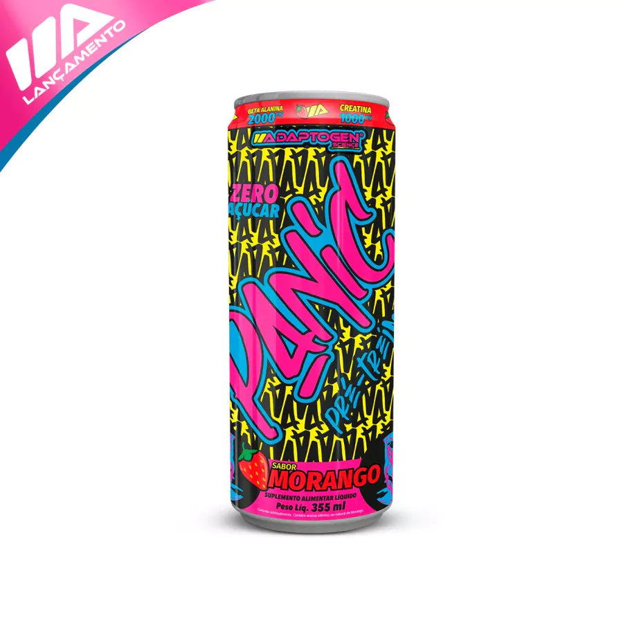PANIC ENERGY - PRÉ TREINO ENLATADO (UNIDADE) 355ml - Adaptogen
