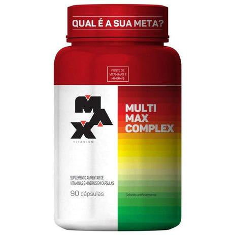 Multivitamínico Multimax Complex - 90 Cápsulas - Max Titanium