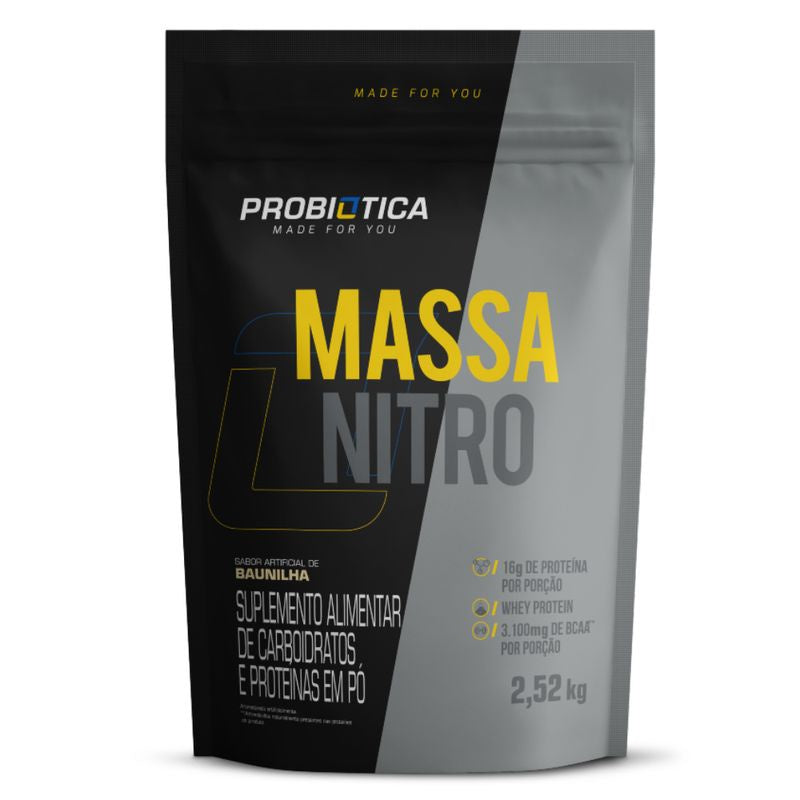Hipercalórico Massa Nitro Refil 2,52 Kg - Probiótica