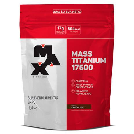 Hipercalórico Mass Titanium 17500 1,4 Kg Refil - Max Titanium
