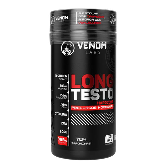 LONG TESTO HARDCORE 60 TABS (POTENTE PRÉ HORMONAL) - VENOM LABS