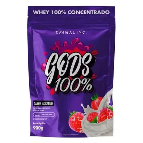 Gods 100% Whey Concentrado 900g Canibal