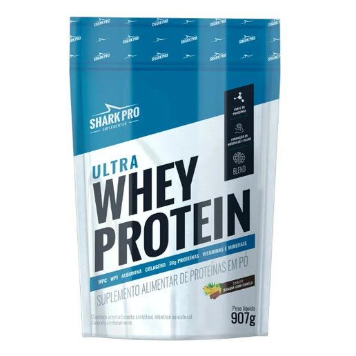 ULTRA WHEY PROTEIN POUCHE SHARK PRO - 907g