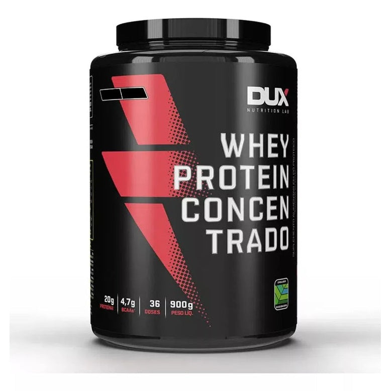 Whey Protein Concentrado Pote 900g - Dux Nutrition